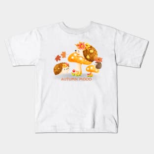 Mushrooms autumn mood Kids T-Shirt